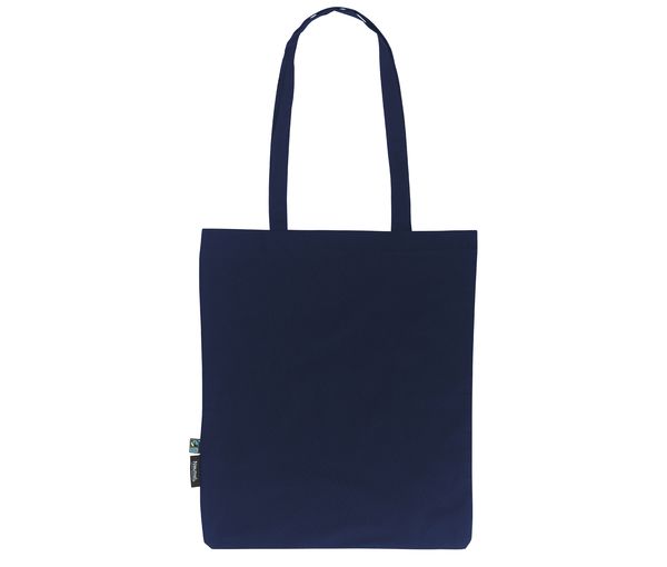 Sac 100% coton bio | Sac de shopping personnalisé Navy