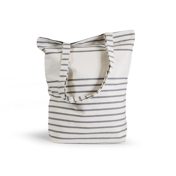 Biobeach coton bio | Sac shopping personnalisé Gris