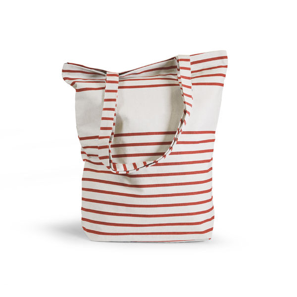 Biobeach coton bio | Sac shopping personnalisé Rouge