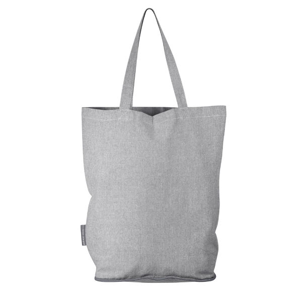 Reeco coton recyclé | Sac shopping personnalisé Gris