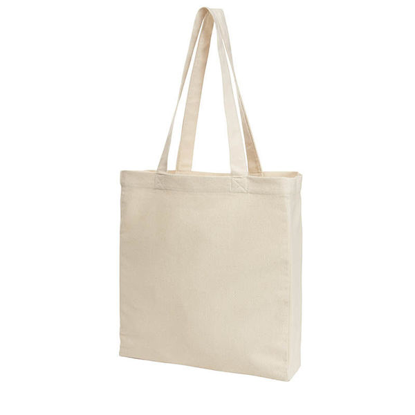 Sac shopping bio | Sac de shopping publicitaire Naturel 1