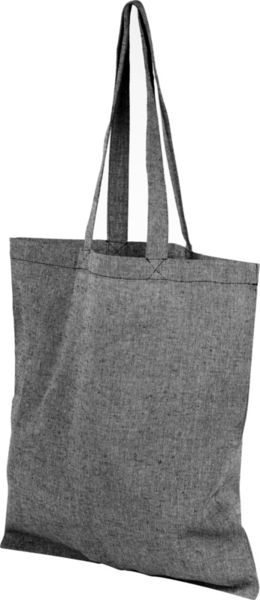 Sac recyclé Pheebs | Sac shopping publicitaire Heather Black