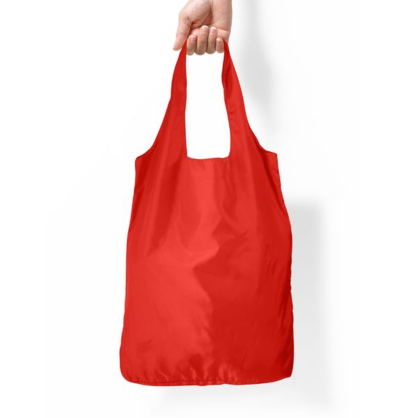 Pocket rPET | Sac shopping publicitaire Rouge