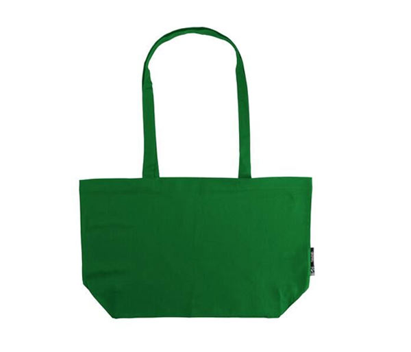 Sac soufflet coton bio | Sac de shopping publicitaire Green