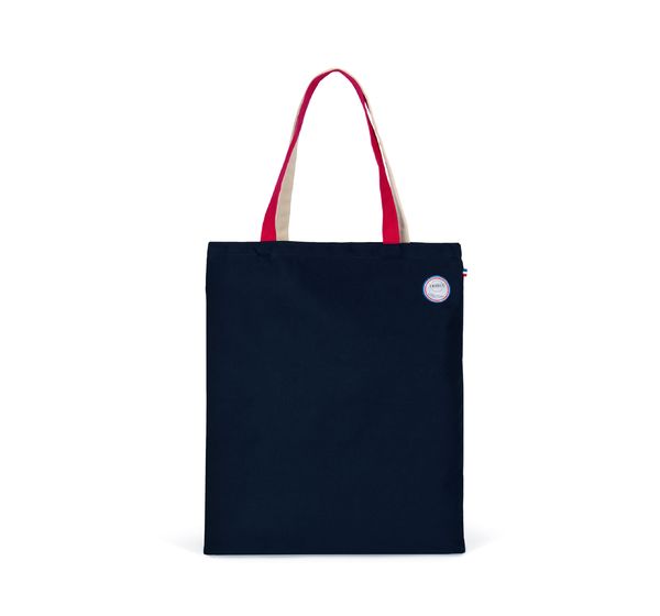 Sac tricolore | Sac shopping publicitaire Navy 8