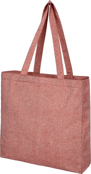 Sac soufflet Pheebs | Sac shopping personnalisé Rouge