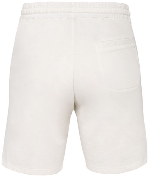 Short coton bio Terry H | Short publicitaire Washed Ivory