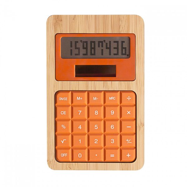Silical | Calculatrice solaire Écologique Publicitaire Orange