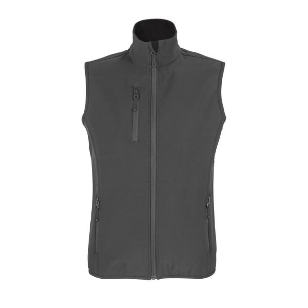 Softshell sans manche F | Softshell publicitaire Anthracite