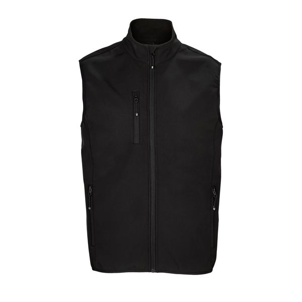 Softshell sans manche H | Softshell publicitaire Noir