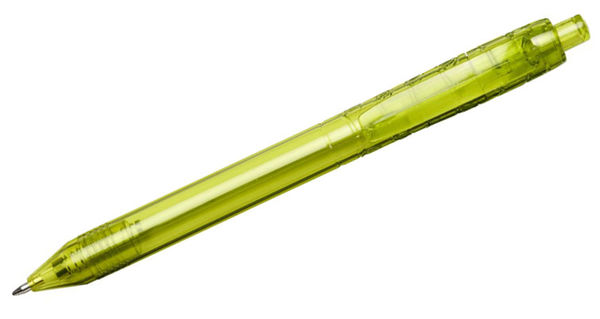 Stylo bille Vancouver | Stylo bille personnalisable Transparent Lime Green