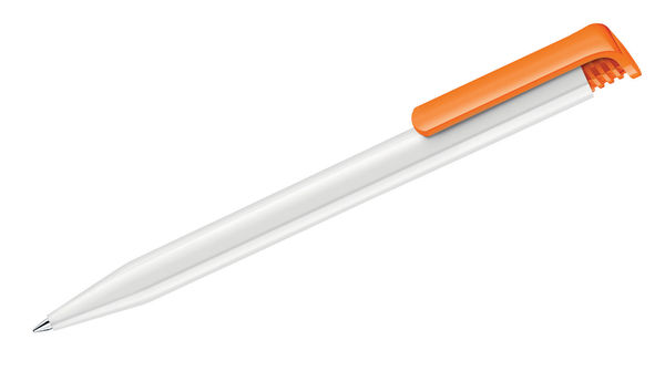 Stylo Super Hit éco | Stylo bille personnalisé Blanc Orange 151