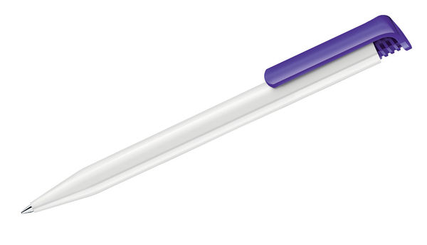 Stylo Super Hit éco | Stylo bille personnalisé Blanc Violet 267