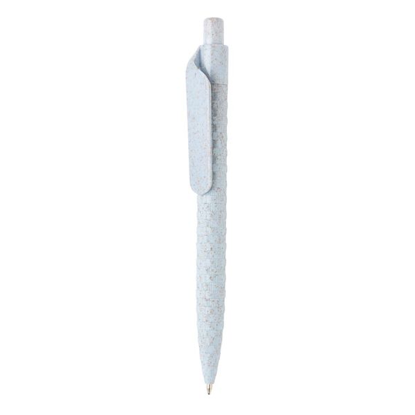 Stylo fibre de paille | Stylo bille publicitaire Blue