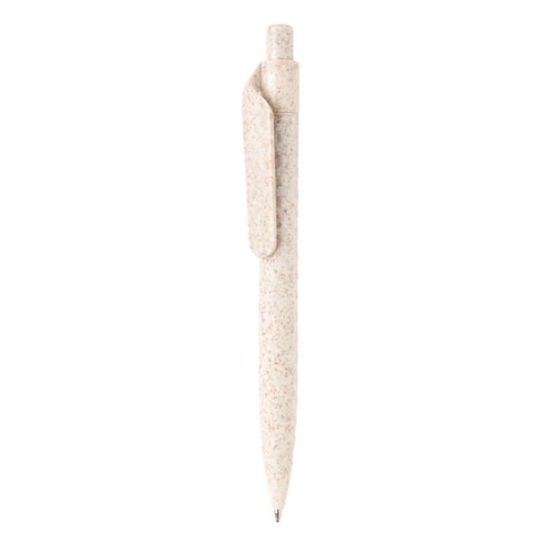 Stylo fibre de paille | Stylo bille publicitaire White