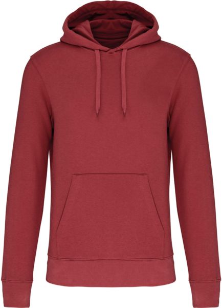 Sweat capuche éco H | Sweat à capuche publicitaire Terracotta red