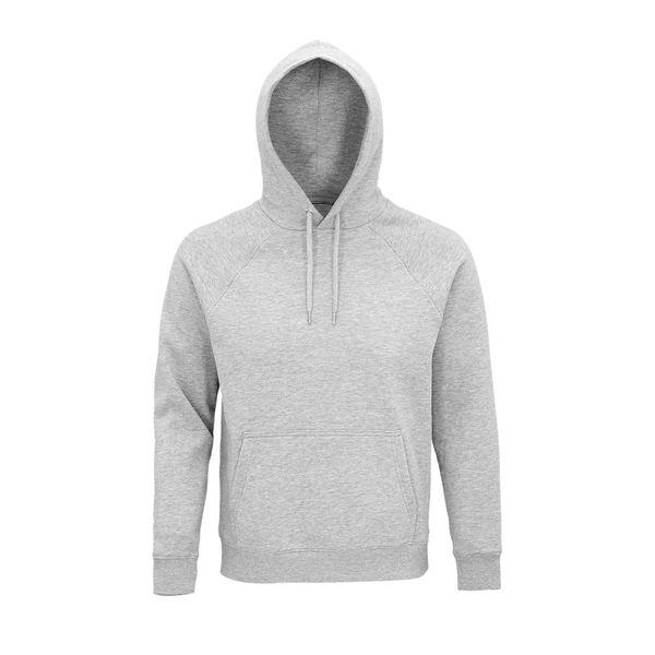 Sweat capuche éco | Sweat à capuche publicitaire Gris chiné