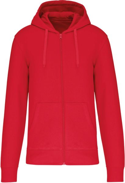 Sweat zippé capuche H | Sweat à capuche publicitaire Red