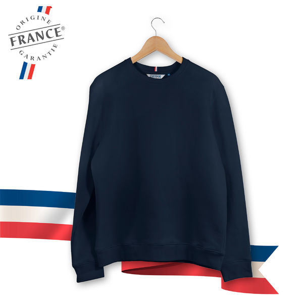 Archibald écoresponsable | Sweat personnalisé Bleu marine