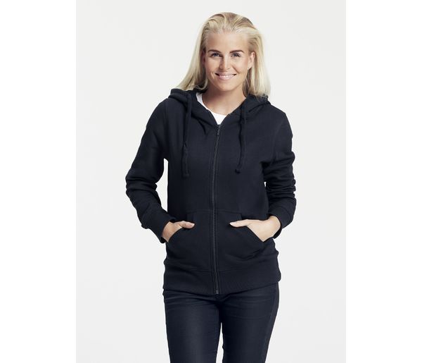 Sweat zip coton bio F | Sweat publicitaire