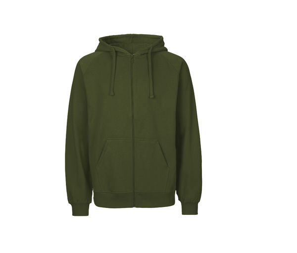 Sweat zip coton bio H | Sweat publicitaire Military