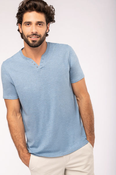 T-shirt henley H | T-shirt personnalisé White 4