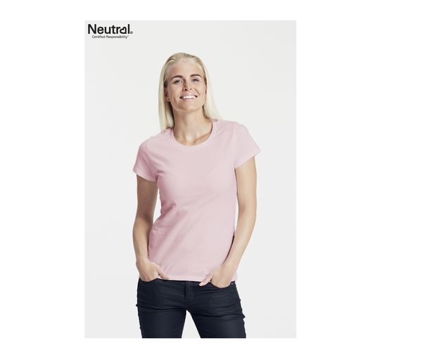 T-shirt fit coton bio F | T-shirt personnalisé Light Pink 2