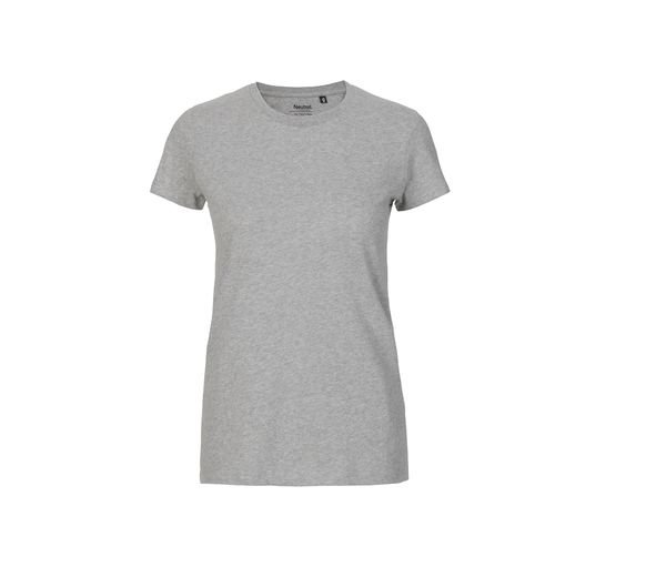 T-shirt fit coton bio F | T-shirt personnalisé Sport Grey