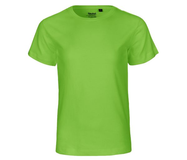 T-shirt jersey coton bio enfant | T-shirt personnalisé Lime