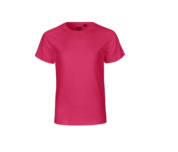 T-shirt jersey coton bio enfant | T-shirt personnalisé Pink