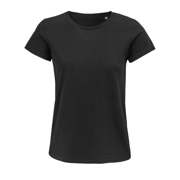 T-shirt jersey éco F | T-shirt personnalisé Noir profond