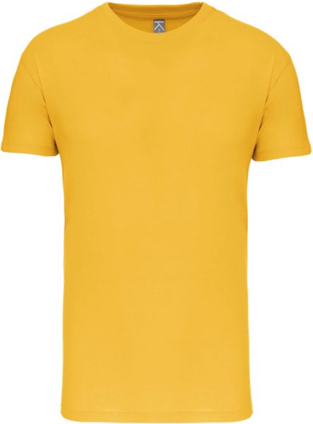 T-shirt col rond bio H | T-shirt publicitaire Yellow