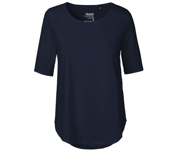T-shirt coton mi-court | T-shirt publicitaire Navy