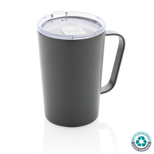 Tasse moderne recyclé | Tasse personnalisée Anthracite