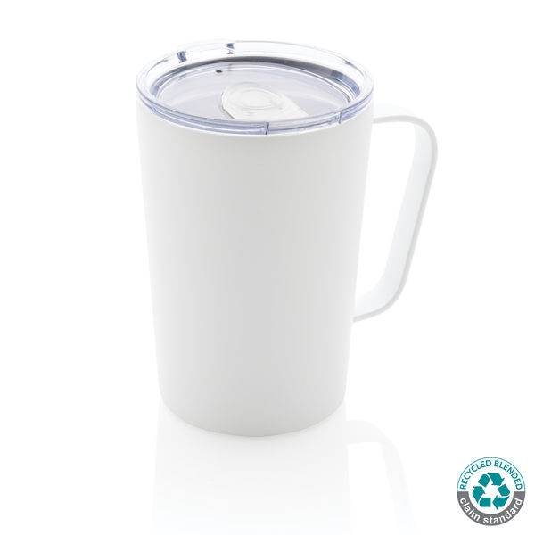 Tasse moderne recyclé | Tasse personnalisée Blanc