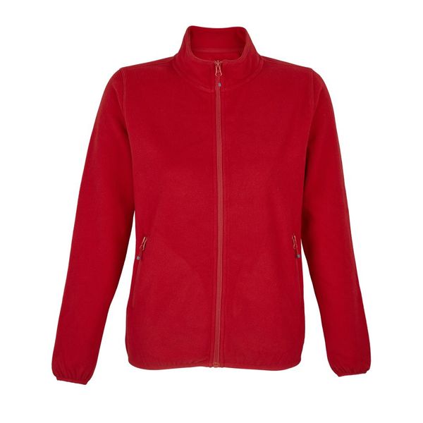 Veste micropolaire F | Veste personnalisée Rouge