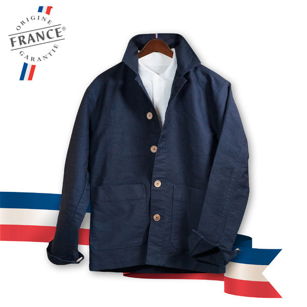 Veste worker | Veste personnalisée Bleu marine 3