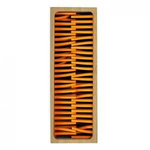 Bambox | Pot à crayon Écologique Publicitaire Orange