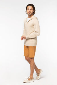 Bermuda coton bio H | Bermuda personnalisé Organic khaki 8