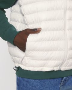 Bodywarmer recyclé H | Bodywarmer personnalisé Off White 1