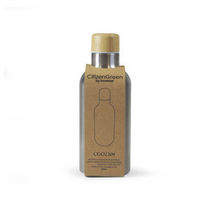 Inoxiglou 500 ml | Bouteille publicitaire Argent