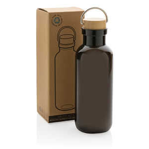 Bouteille rPET 380ml | Bouteille publicitaire Noir 4