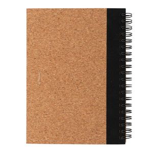 Cahier liège et stylo | Cahier publicitaire Black 3