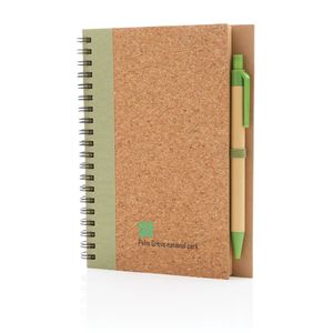 Cahier liège et stylo | Cahier publicitaire Green 5