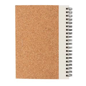 Cahier liège et stylo | Cahier publicitaire White 3