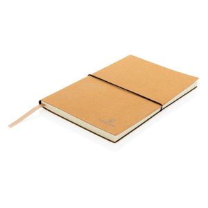 Carnet A5 cuir recyclé | Carnet de notes personnalisé Brown 1