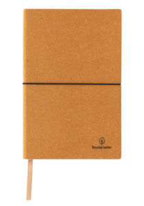 Carnet A5 cuir recyclé | Carnet de notes personnalisé Brown 3