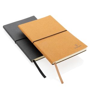 Carnet A5 cuir recyclé | Carnet de notes personnalisé Brown 6