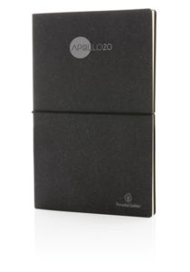 Carnet A5 cuir recyclé | Carnet de notes personnalisé Grey 5