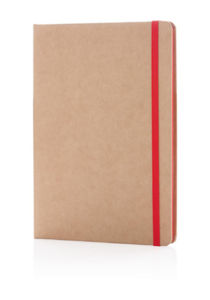 Carnet kraft A5 | Carnet publicitaire Rouge